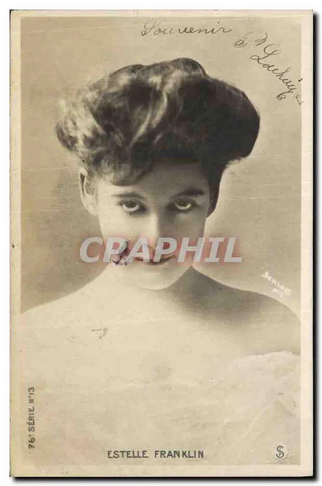 Estelle Franklin — 76ª série n°13 — Schiare - Frente
