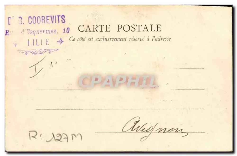 Lille — Caixa de Economia — B. F., Paris, n°78 - Verso