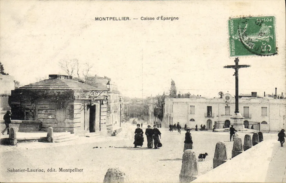 Montpellier — Caisse d'Épargne — Sabatier-Lauriac, édit. Montpellier - Frente