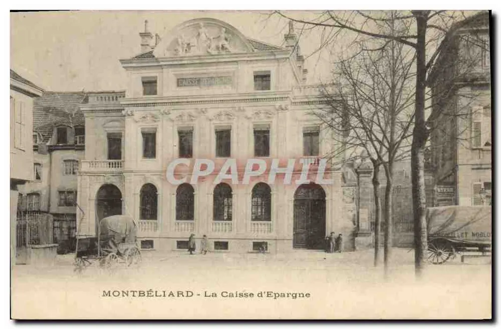 Montbéliard - La Caisse d'Epargne — editor anónimo, número de serie no visible - Anverso