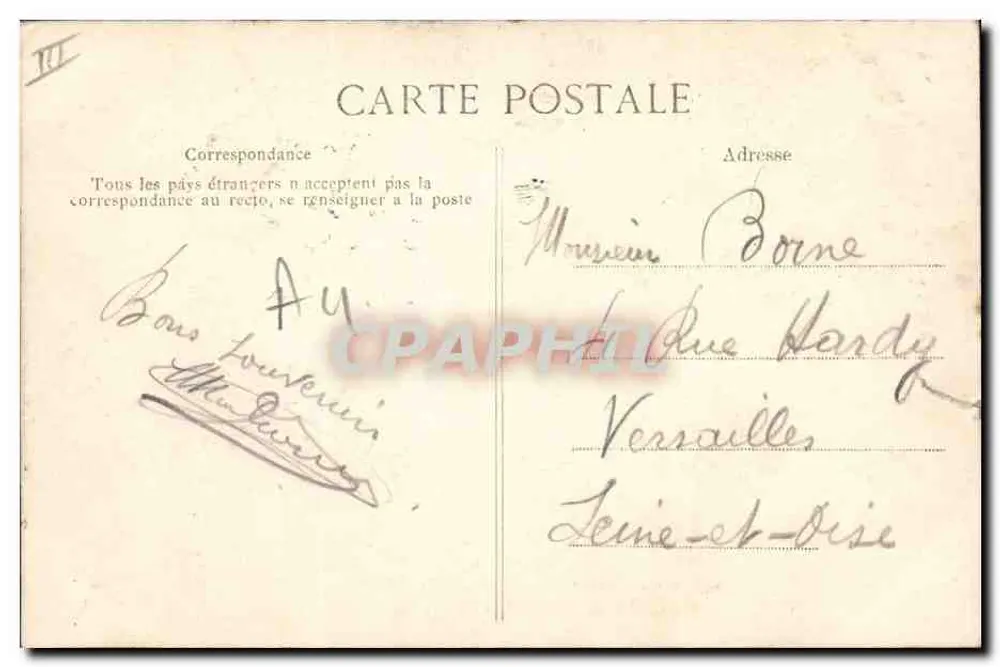 Bourge d'Auvergne — Dança e música — Editor E.P.D. n° 3196 - Verso