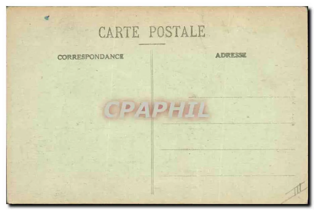 Mulher com traje tradicional — Auvergne — Lange, Avenue des Éclats, 38, Clermont-Ferrand - Verso