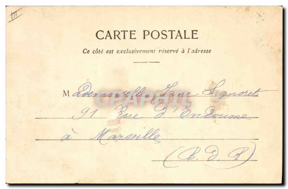 Vrouw in lokale klederdracht — Rond Clermont-Ferrand — Lib. Bongé-Baï, 21 Rue de l'Eau, Clermont-Ferrand - Achterkant