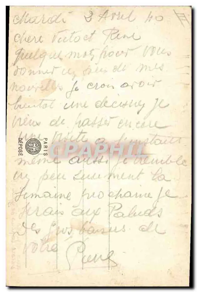Dois homens na campagna — A.G. BADERT, n°183 - Verso