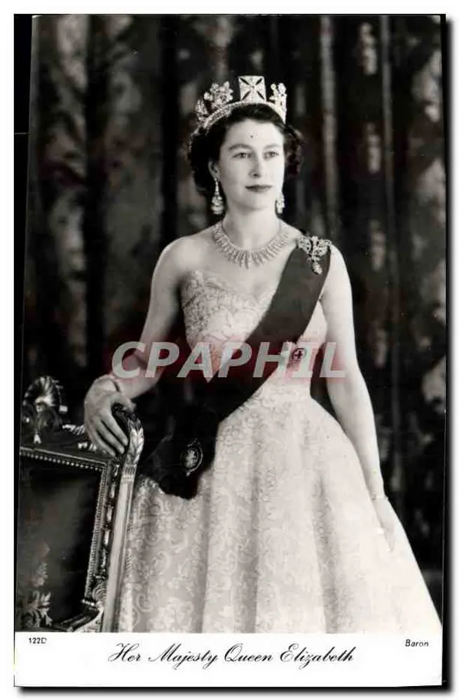 Rainha Elizabeth — retrato oficial — Baron - Frente