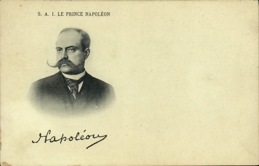 S.A.I. O Príncipe Napoléon — retrato — editor não visível - Frente