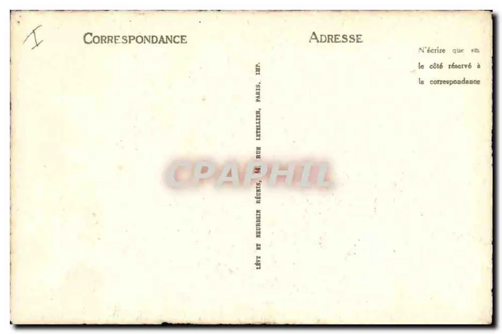 Anne von Österreich — Königin von Frankreich — Imp. Letellier, Paris, Nr. 25 - Rückseite