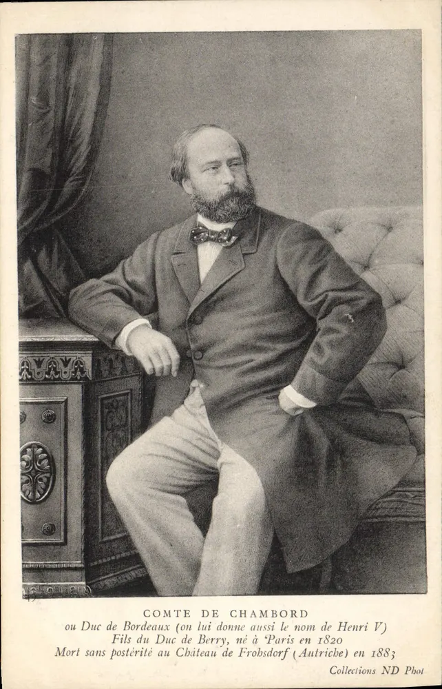 Graf von Chambord — Portrait — Collections ND Phot - Vorderseite