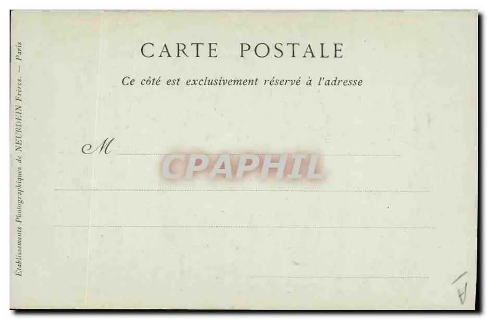 Graf von Chambord — Portrait — Collections ND Phot - Rückseite