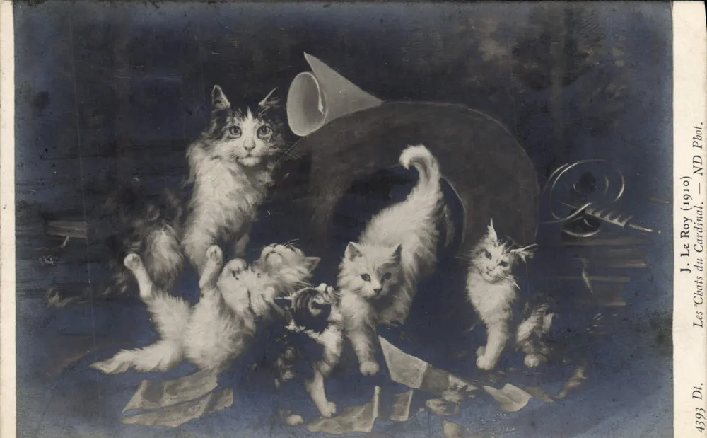 Die Katzen des Kardinalen — J. Le Roy (1910) — ND Phot. - Vorderseite