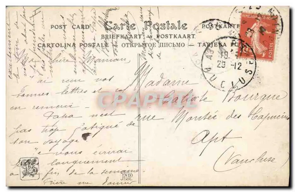 Die Katzen des Kardinalen — J. Le Roy (1910) — ND Phot. - Rückseite