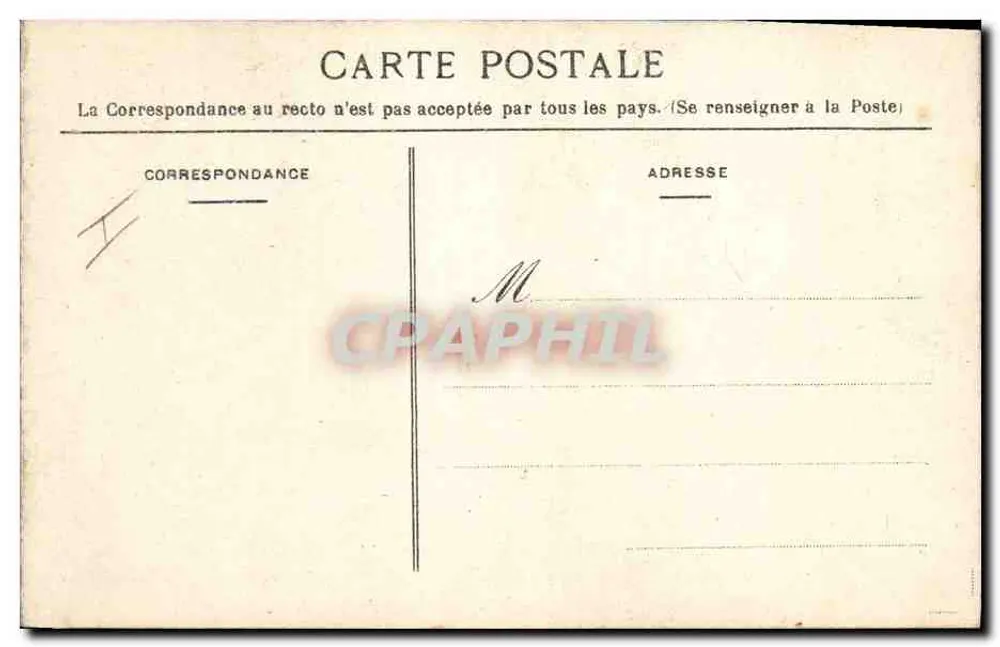 Gerbéviller-la-Martyre — Denkmal des ...e Kolonial — phot. Pierron, Col. Visé-Nancy — D. 17 - Rückseite