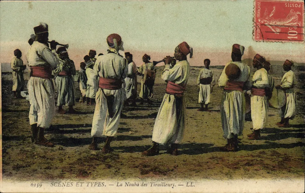 La Nouba der Tirailleurs — SCENES AND TYPES — LL. — n°6159 - Vorderseite