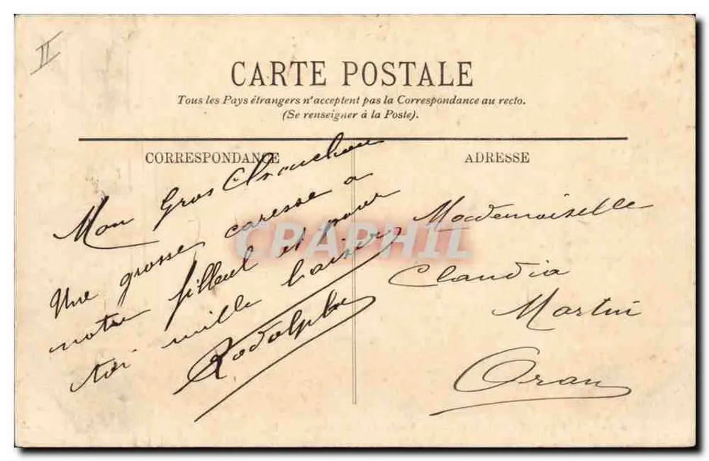 La Nouba der Tirailleurs — SCENES AND TYPES — LL. — n°6159 - Rückseite