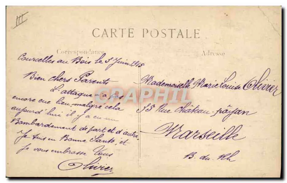 Amiens — Passage der marokkanischen Schützen — L. C. H. Paris - Rückseite