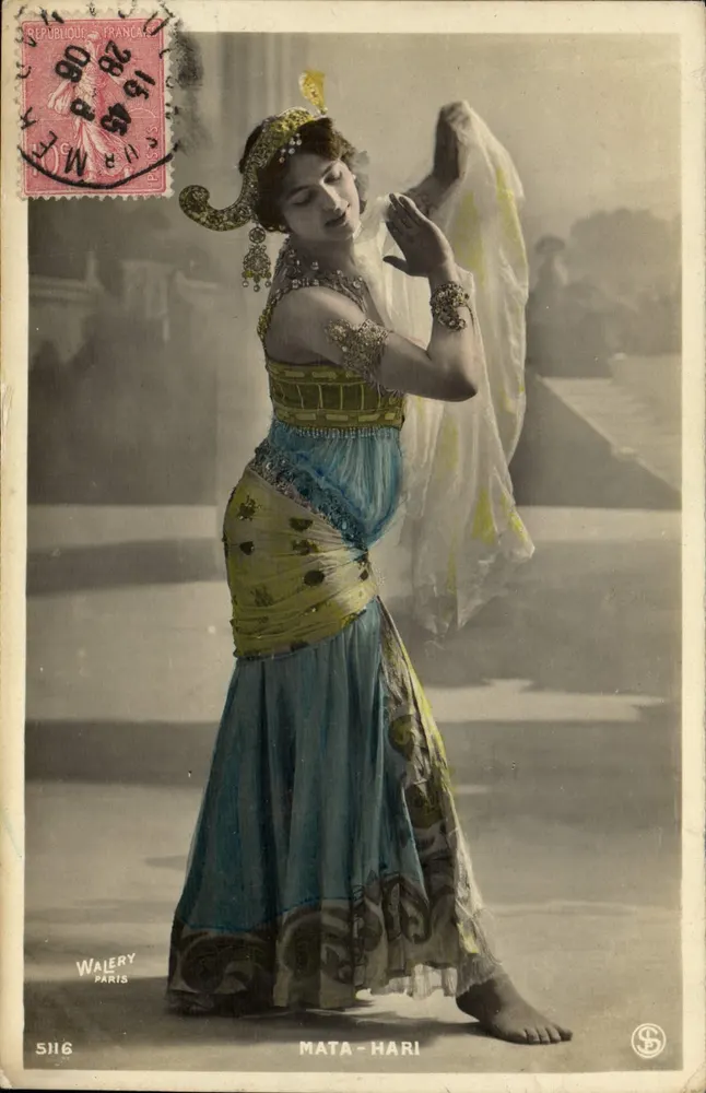 Mata-Hari — dançarina exótica — Walery, Paris, n° 5116 - Frente