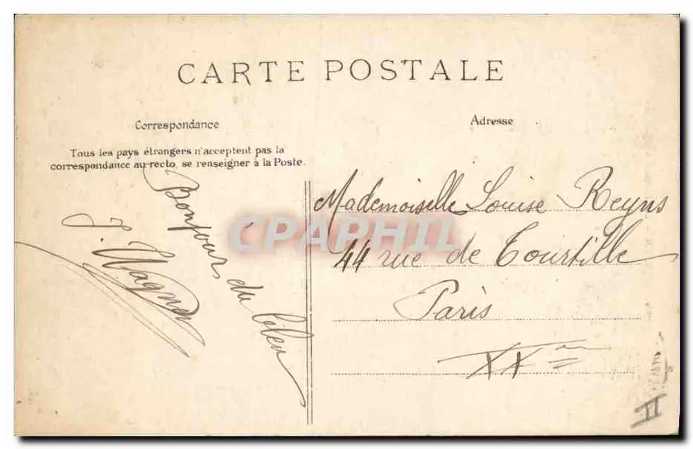 Melun — A Caixa de Economia — Editor E. L. D., n° 364 - Verso