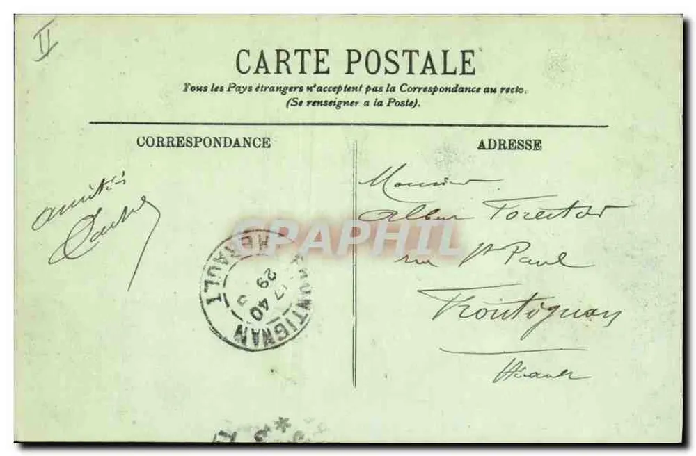 Le Mans — Square de la Préfecture und Caisse d'Épargne — LL. - Rückseite