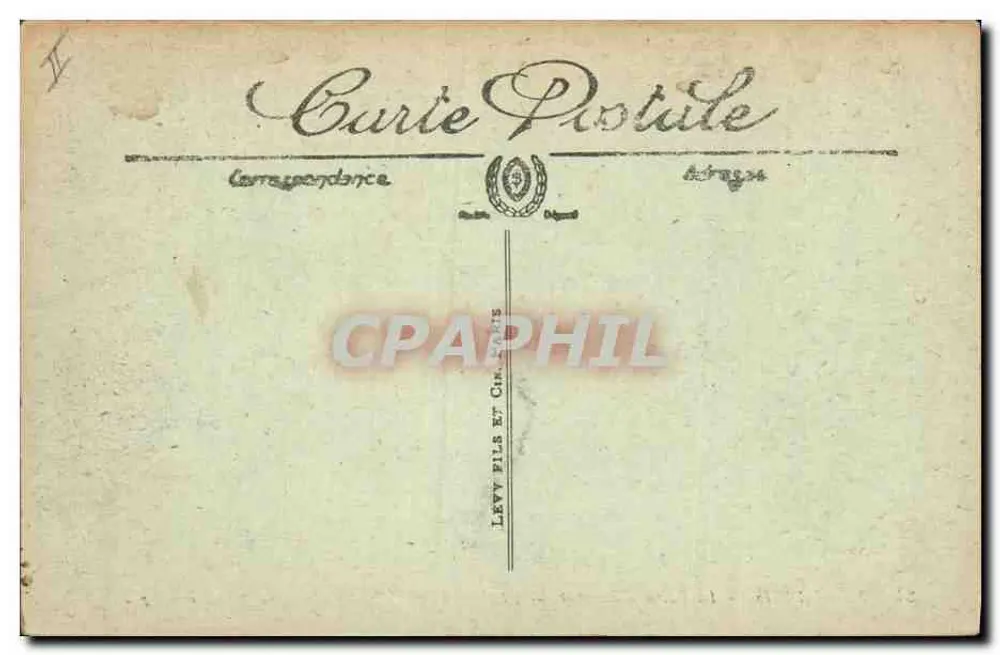 Montargis — A Caixa de Poupança — Edição J. G. - Verso