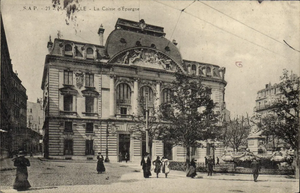 Marseille - A Caixa de Economia — S.A.P. 29 - Frente