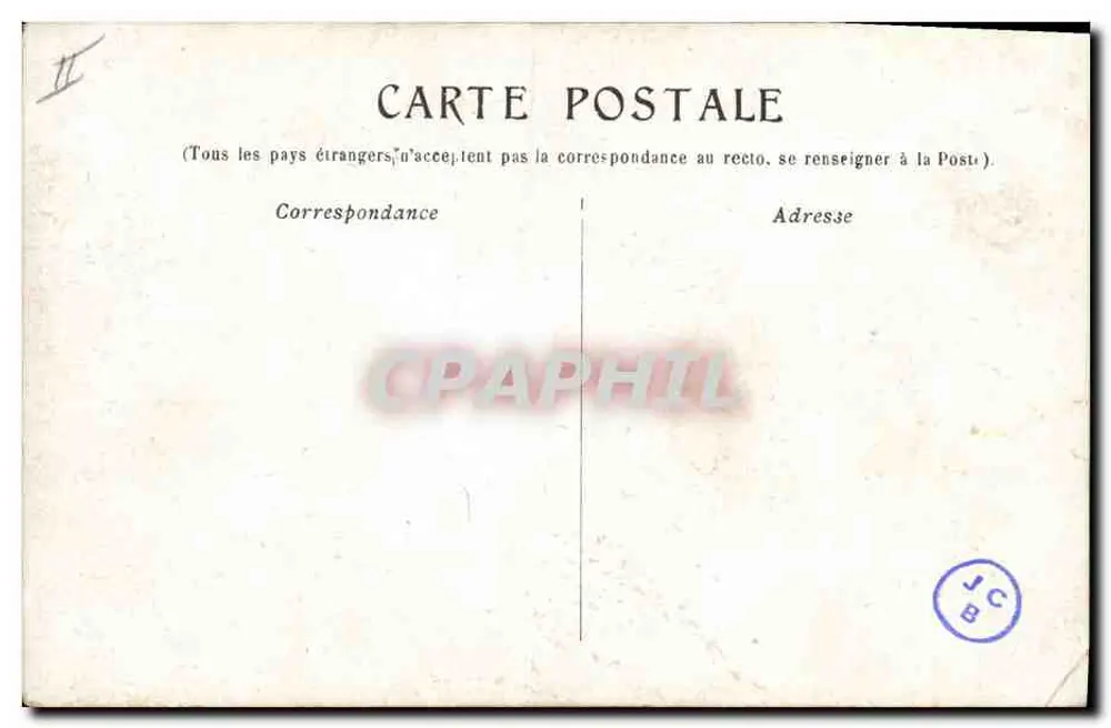 Marselha — A Caixa de Poupança — editor não visível - Verso