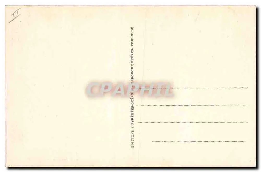 Oloron-Sainte-Marie — Die Sparkasse — Verlag: Editions & Pyrénées-Océan Labouche Frères - Rückseite