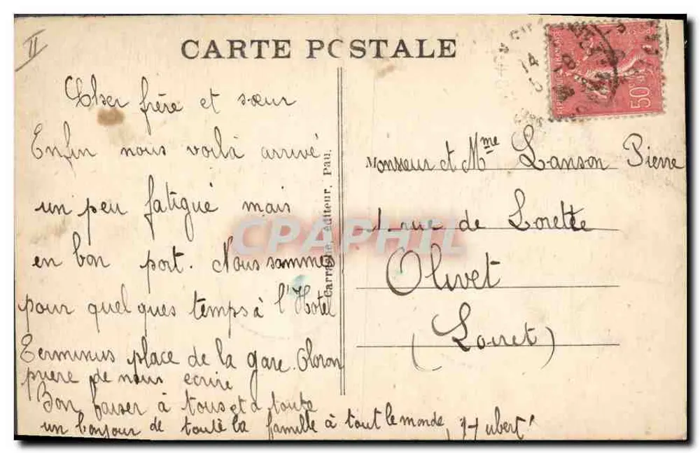 Oloron-Sainte-Marie — La Caisse d'Épargne — C.C. 35 - Rückseite