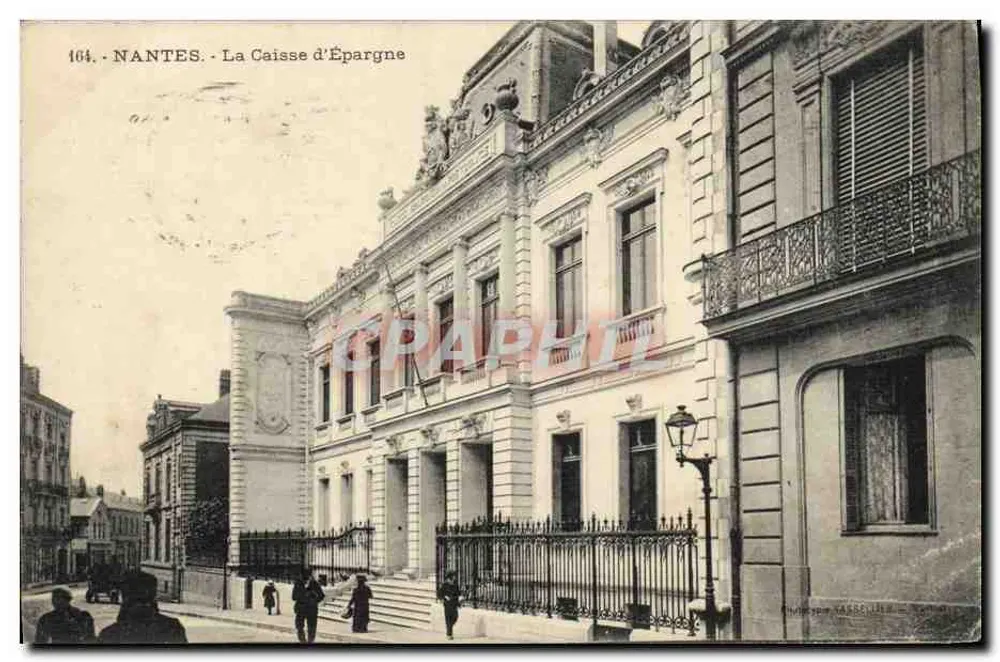 NANTES - A Caixa de Poupança — editor: Imprensa MASSON, n° 164 - Frente