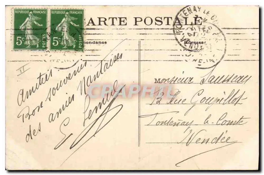 NANTES - A Caixa de Poupança — editor: Imprensa MASSON, n° 164 - Verso