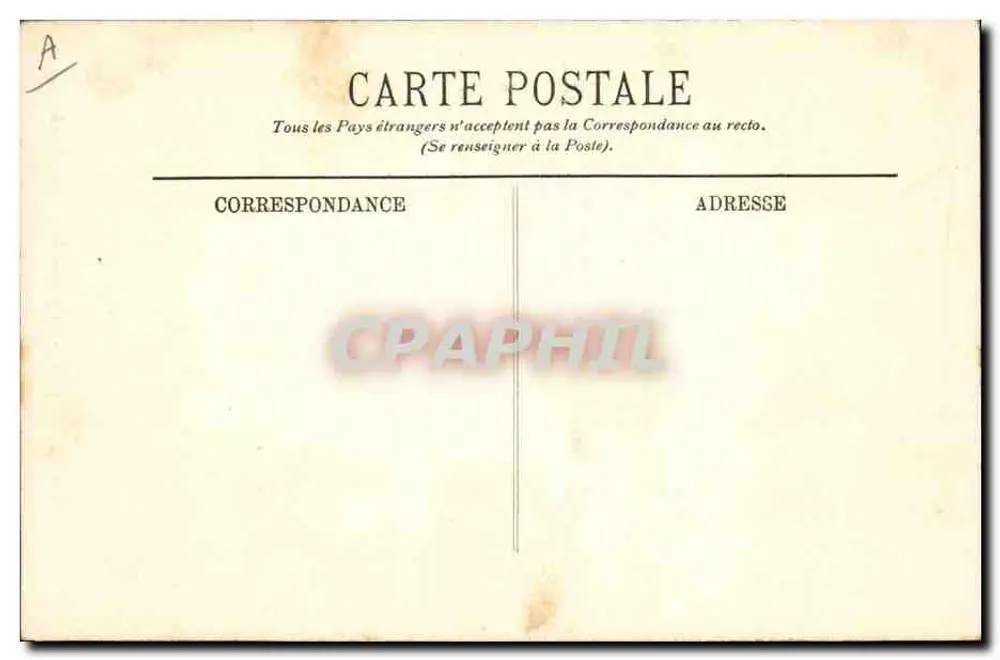 Tipos da Auvergne — Aos Lados de Sua Mãe — LL. — N°34 - Verso