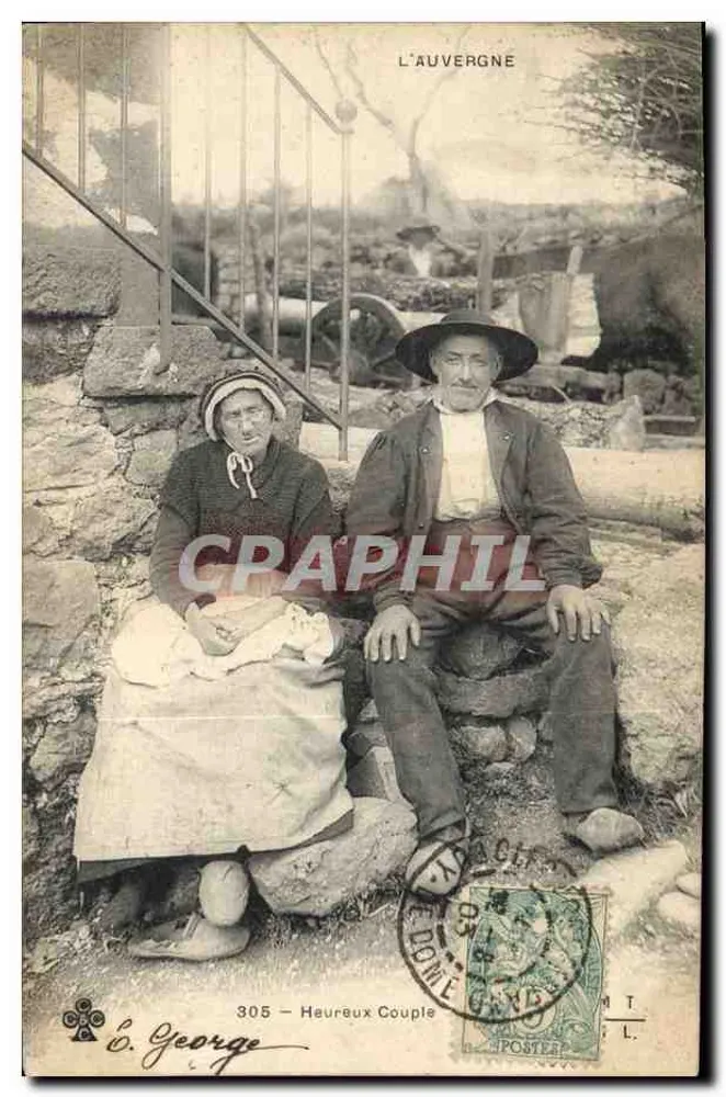 Casais felizes — L'Auvergne — S. George, n°305 - Frente