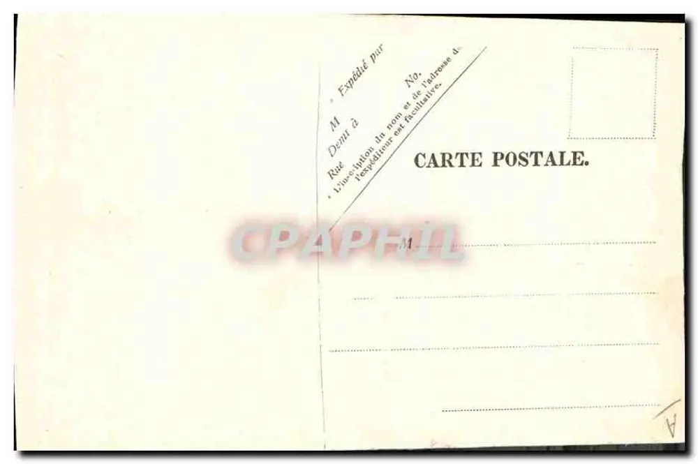 Tipos Auvergnats — Cruz de caminho — Editor não identificado, n° 40 - Verso