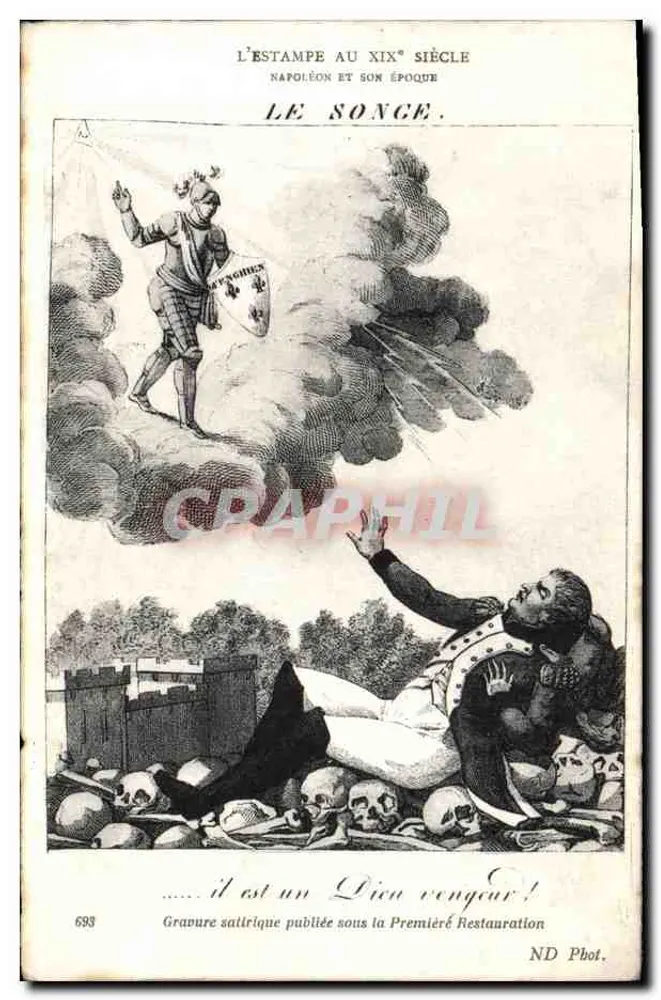 Napoleão e sua época — O sonho — ND Fot. n° 693 - Frente
