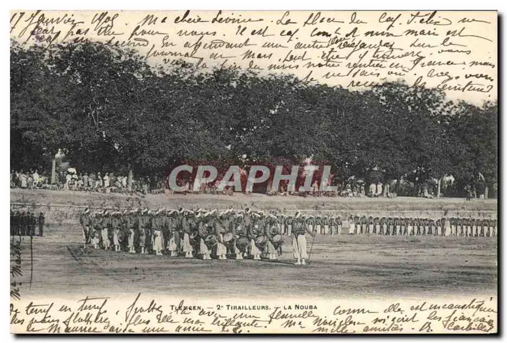 Tunis - 2. Schützen. La Nouba — Phototypie A. Briger, Paris - Vorderseite