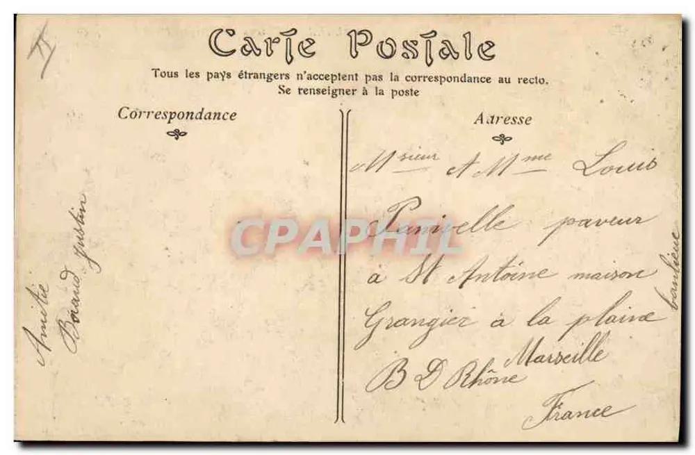 ALGER — Chasseurs d'Afrique, Felduniform — Imprimerie Marcku - Rückseite