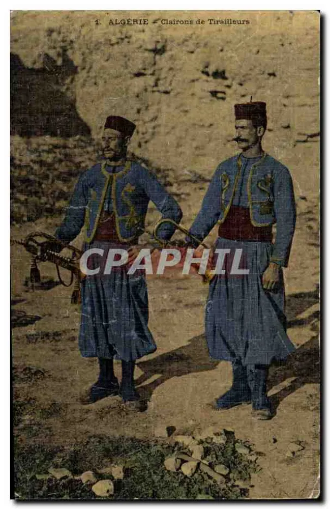 Algerien — Trompeten der Schützen — Gründung der Schützen - Vorderseite