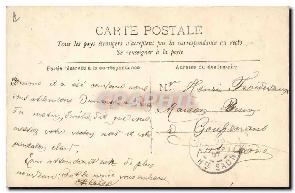 Miss Marion Winchester — Olympia — Walery Paris - Verso