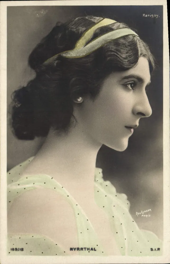 Myrrthal — Retrato de perfil — Reutlinger Paris S.I.P. n° 169/12 - Frente