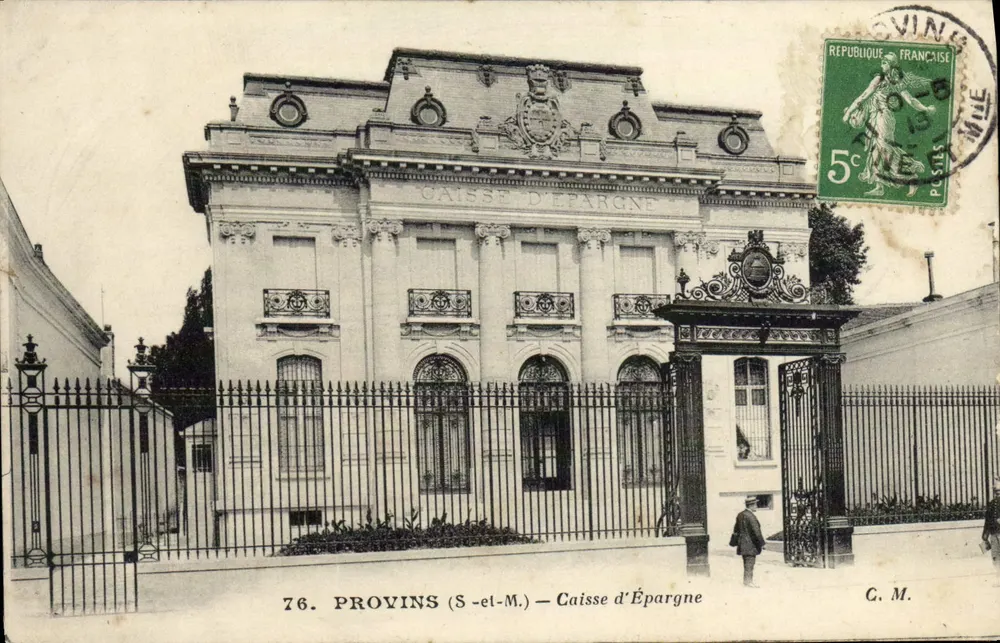 Provins (S.-et-M.) — Caixa de Poupança — Edição C. M. - Frente