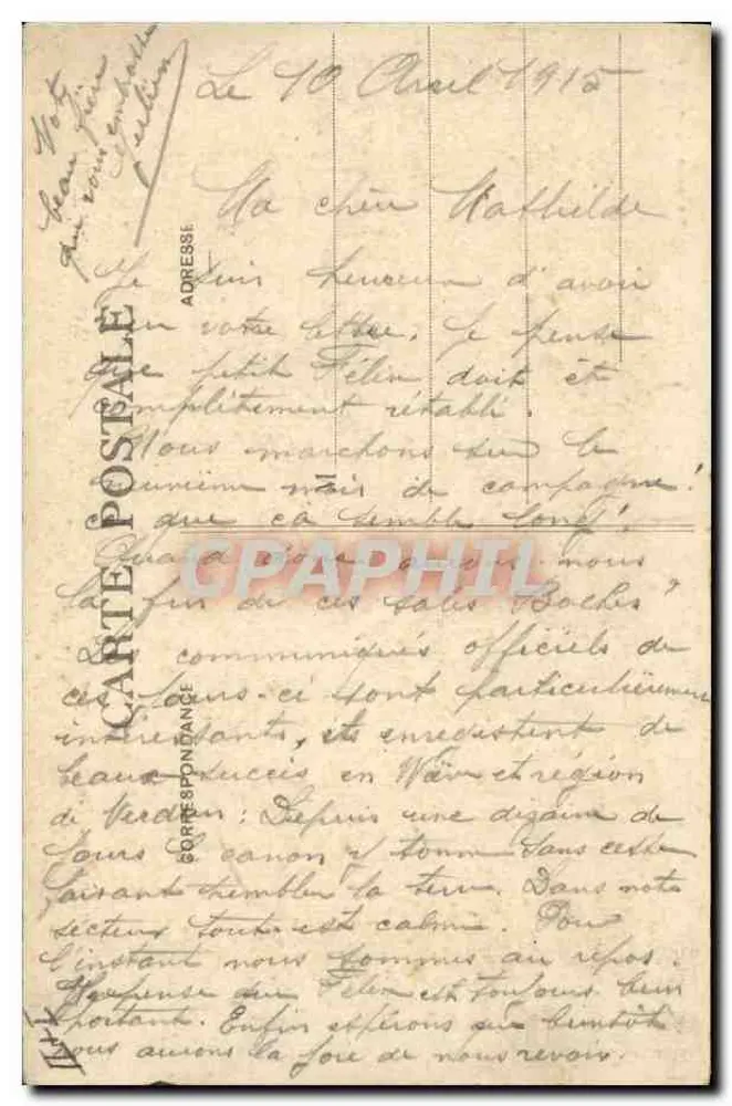 Ponte à Mousson — A Caixa de Poupança e a Correios — Edição Mandourliers - Petit Bazin - Verso