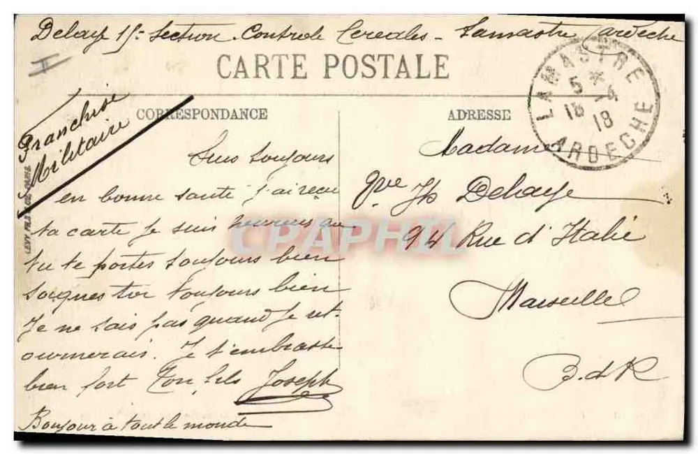 Privas (Ardèche) — Nova Caixa de Economia — editor Selecta, n°34 - Verso