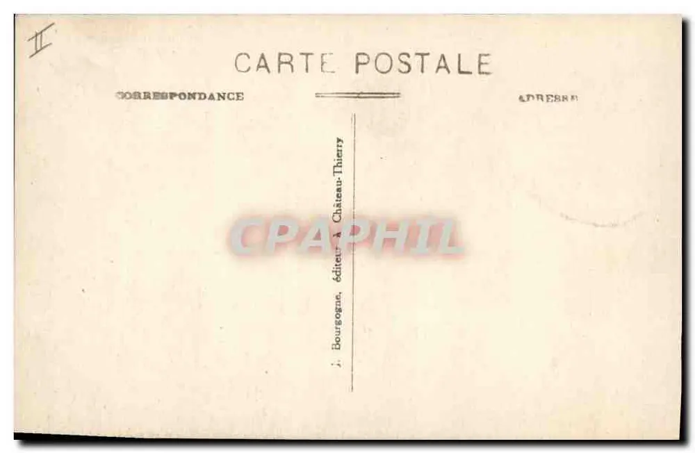 Provins (S.-et-M.) — La Caisse d'Épargne — uitgever J. Bourgogne, Château-Thierry - Achterkant
