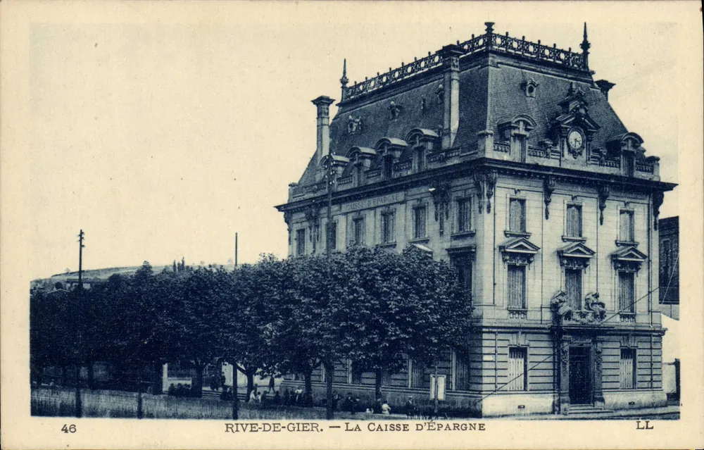 Rive-de-Gier — A Caixa de Poupança — LL - Frente