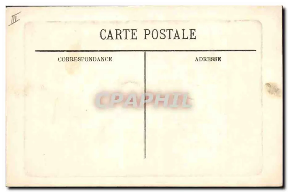 La Bourrée — A Figura Final — Tipos de Auvergne. M.B. Le Puy - Verso