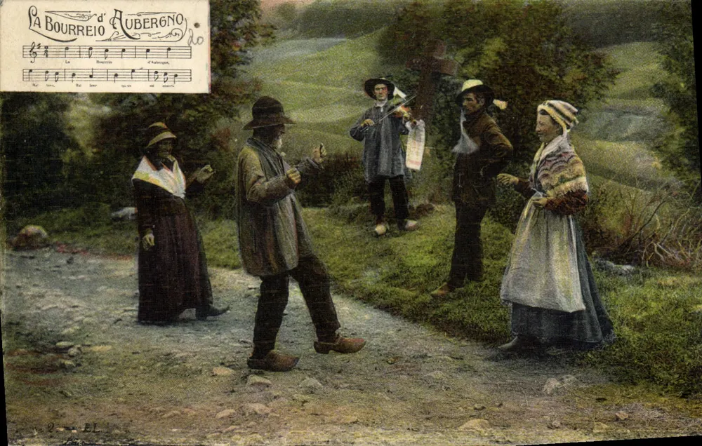 Cena de aldeia — Músico tocando violino — Editor EL, n°2 - Frente