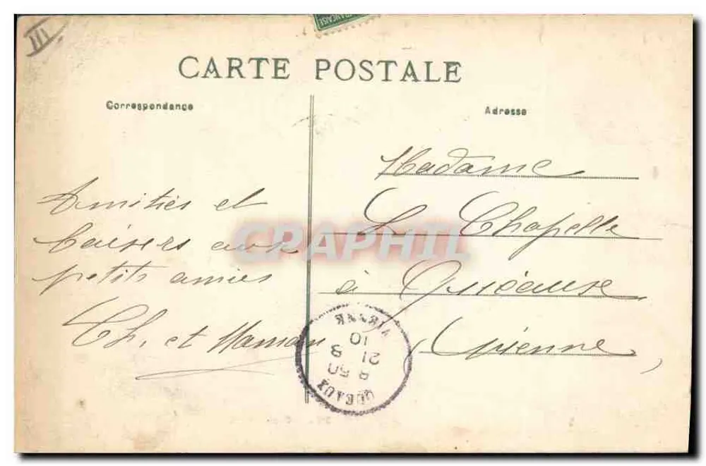 Bourrée da Auvergne — Dança tradicional — M.T. n°303 - Cruzeiro - Verso