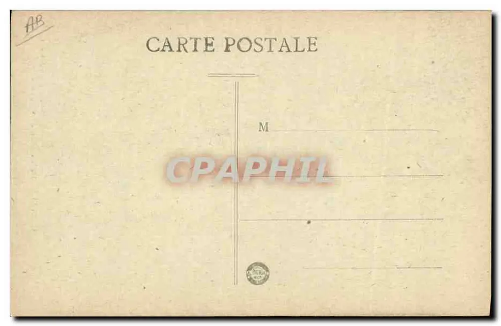 Cantal — 1431. Jovem Auvergnate — German Malroux, Crivette, lib.-édit., Aurillac - Verso
