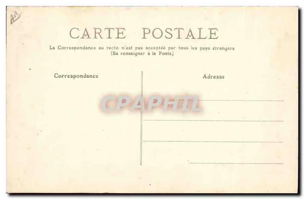 Bäuerin aus Vio-sur-Cère (Cantal) — Auvergne, Typ 368 — Verlag M.T. L.L. - Rückseite