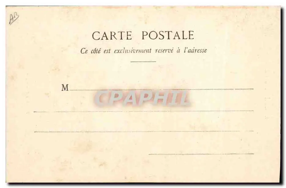 Camponesa da Auvergne — Fotografia Castané, Aurillac — Le Cantal Illustré - Verso