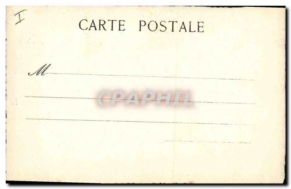 Arranjo de lilás — ilustração aquarelada — Carta postal - Verso